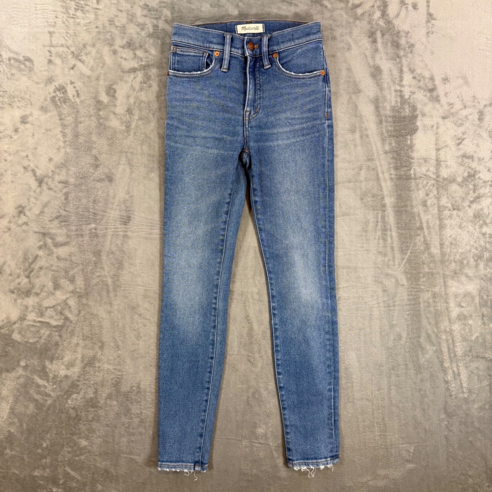 Madewell High Rise Skinny Jeans Women's Size 24 Blue Denim Pants